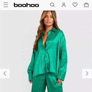 Boohoo women’s pajama set